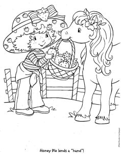 Dibujos Para Colorear Strawberry Shortcake Imprimible Gratis Para