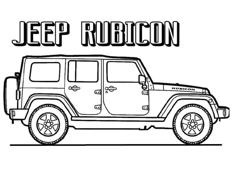 Dibujos Para Colorear Jeep Imprimible Gratis Para Los Ni Os Y Los