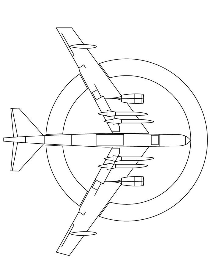 Coloring pages: Bomber 3