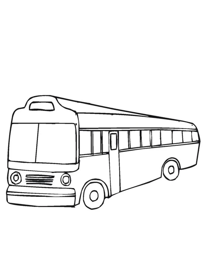 Kolorowanki: Autobus 1