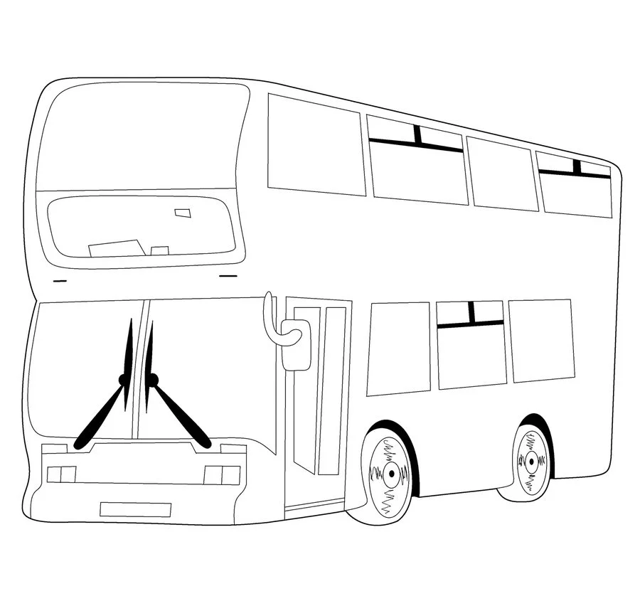 Kolorowanki: Autobus 7