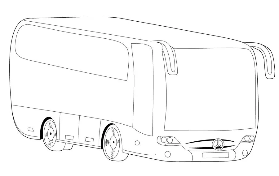 Kolorowanki: Autobus 8