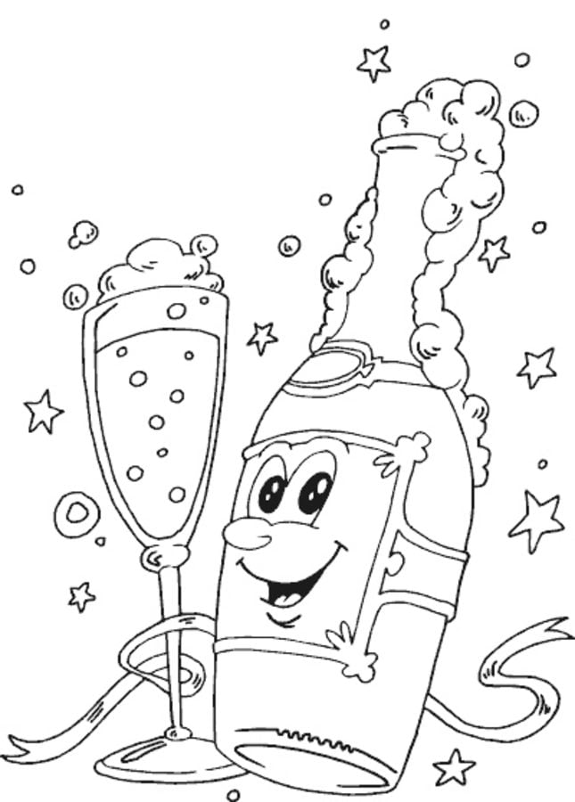 Coloriages: Champagne