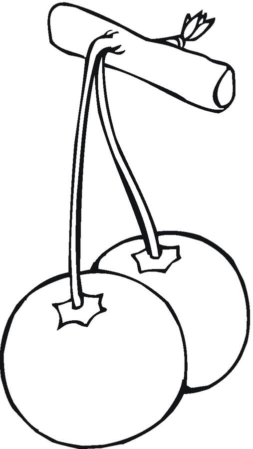 Coloring pages: Cherry