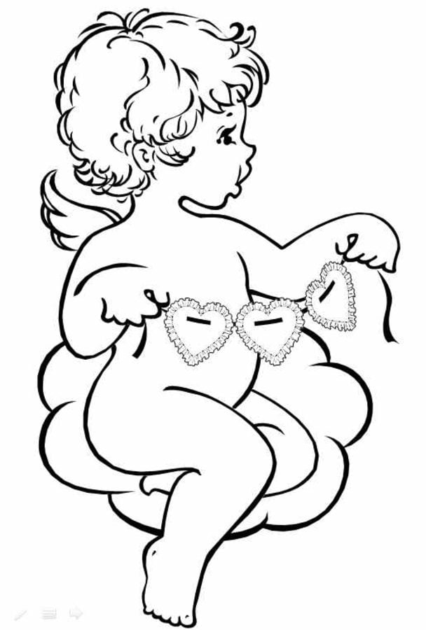 Coloring pages: Cupid