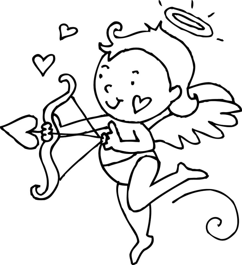 Disegni da colorare: Cupido