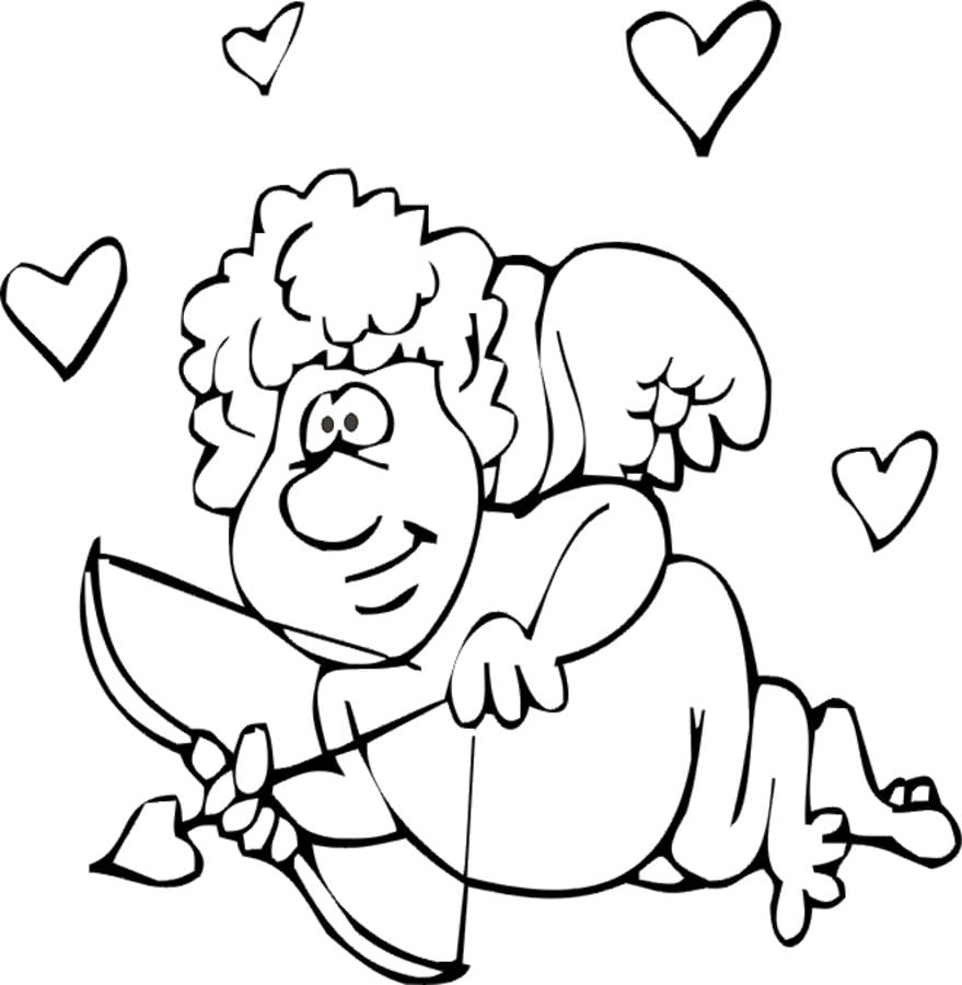 Dibujos para colorear: Cupido