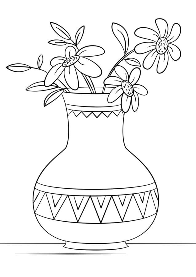 Coloring pages: Daisy 10