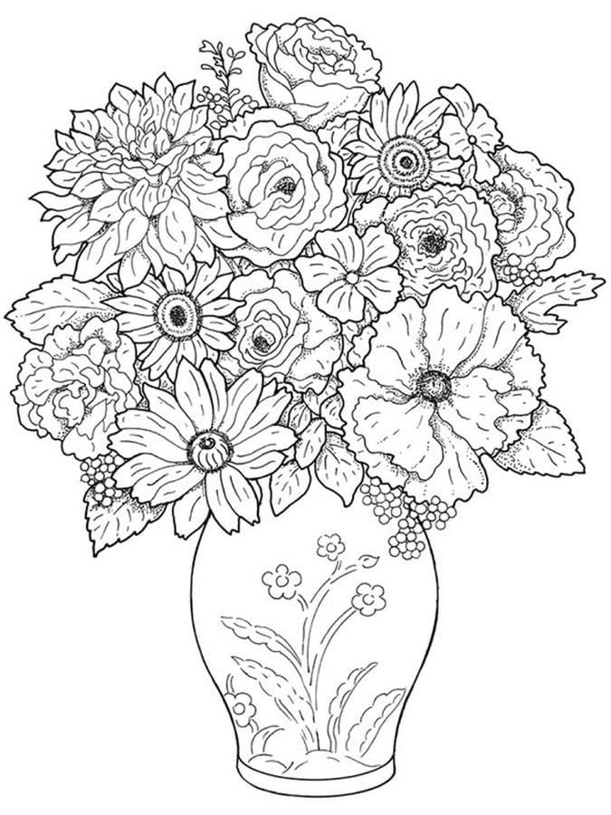 Coloring pages: Gerbera