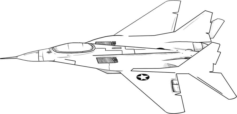Coloring pages: Jets
