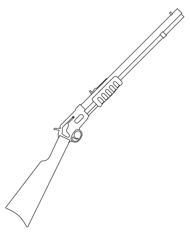 Coloring pages: Rifle