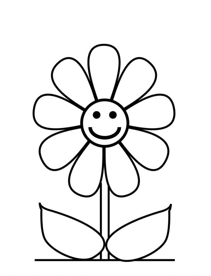 Coloring pages: Mother's Day flowers