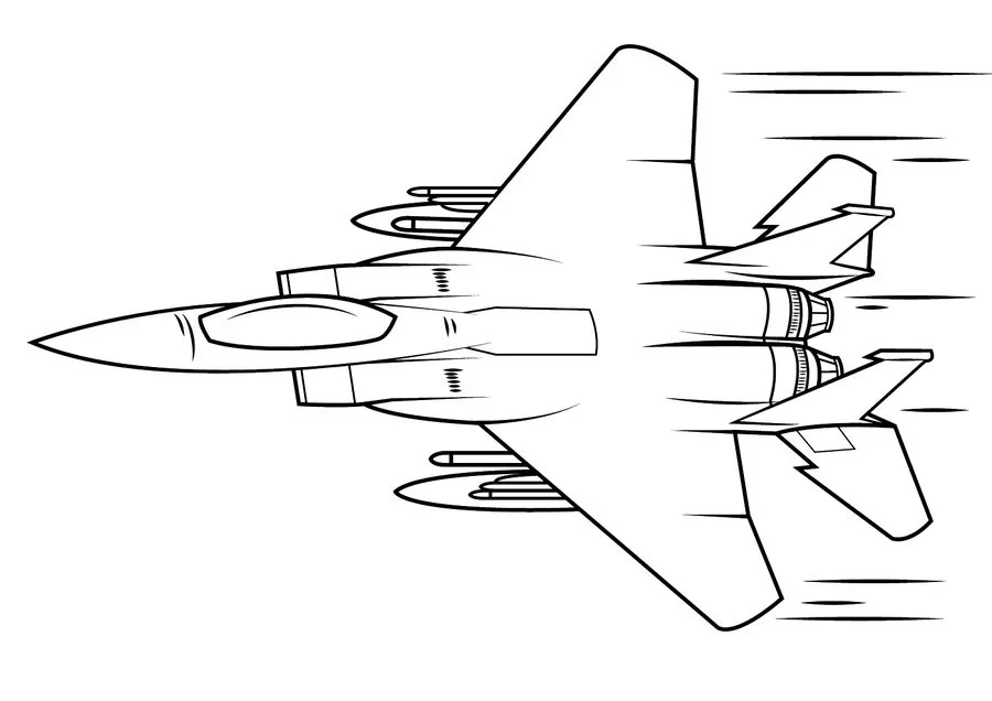 air force planes coloring pages