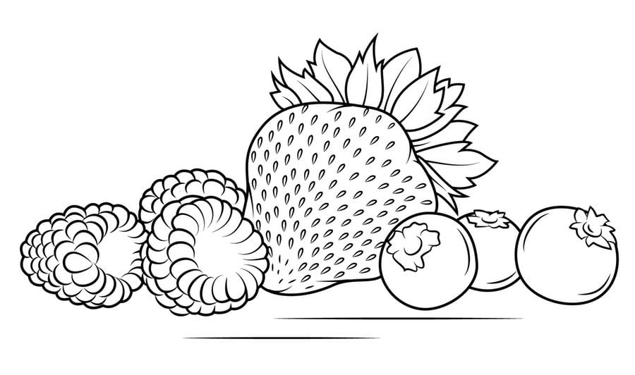 Coloring pages: Strawberry 20