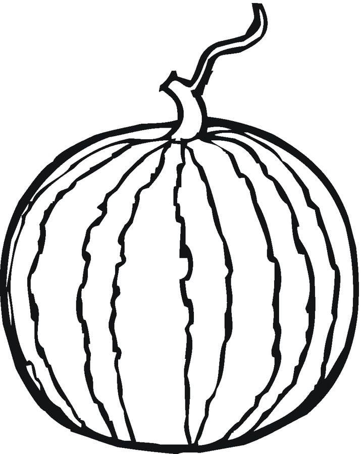 Coloring pages: Watermelon 8