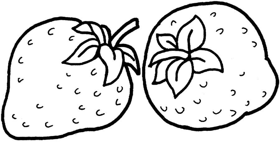 Coloring pages: Strawberry 16