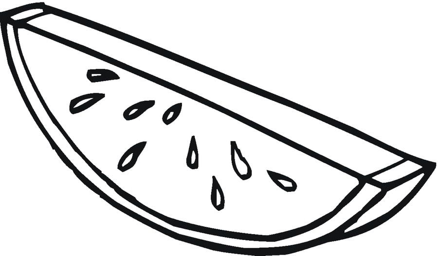 Coloring pages: Watermelon 3