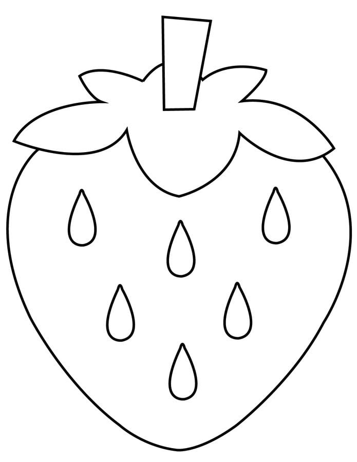 Coloring pages: Strawberry 12
