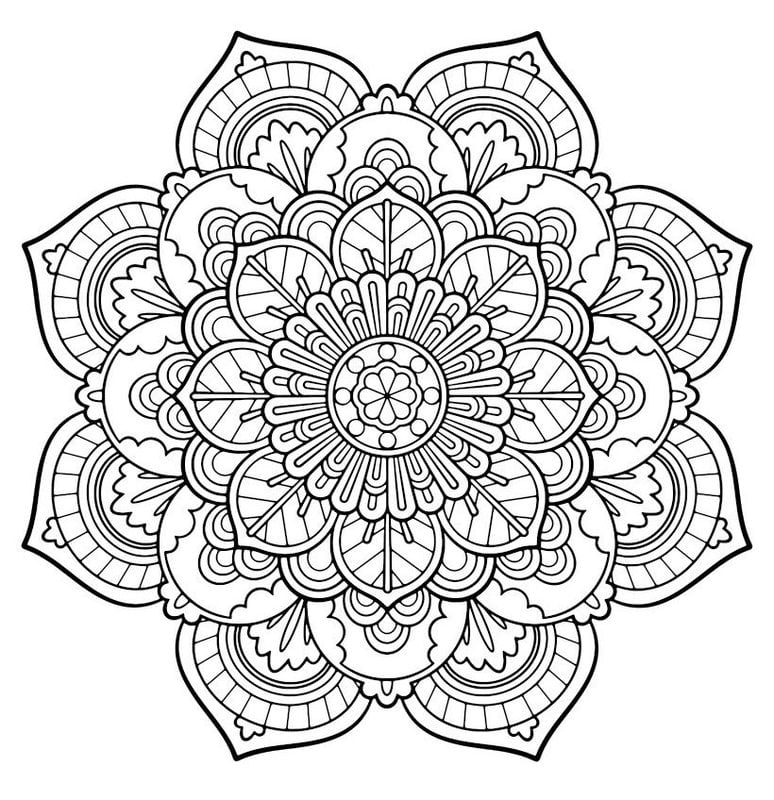 Coloring pages for adults: Arabesque 1