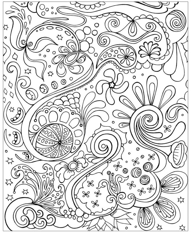 Coloring pages for adults: Arabesque 9