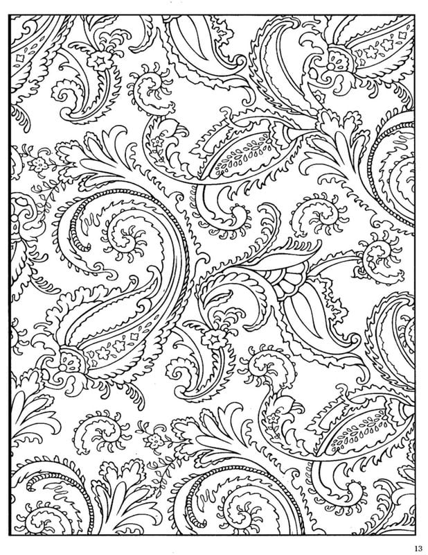 Coloring pages for adults: Arabesque 8