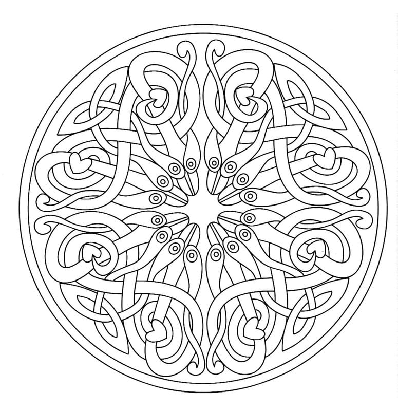 Coloring pages for adults: Arabesque 5