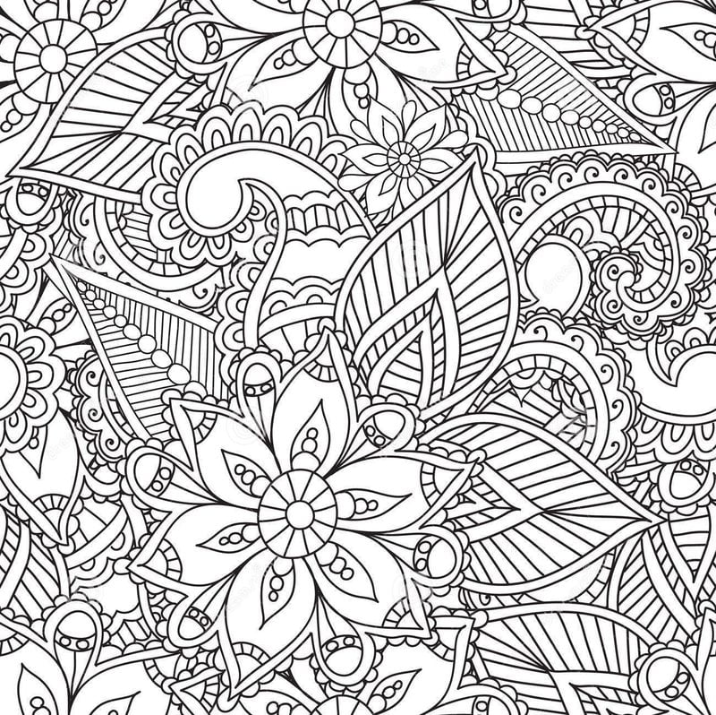 Coloring pages for adults: Arabesque 3