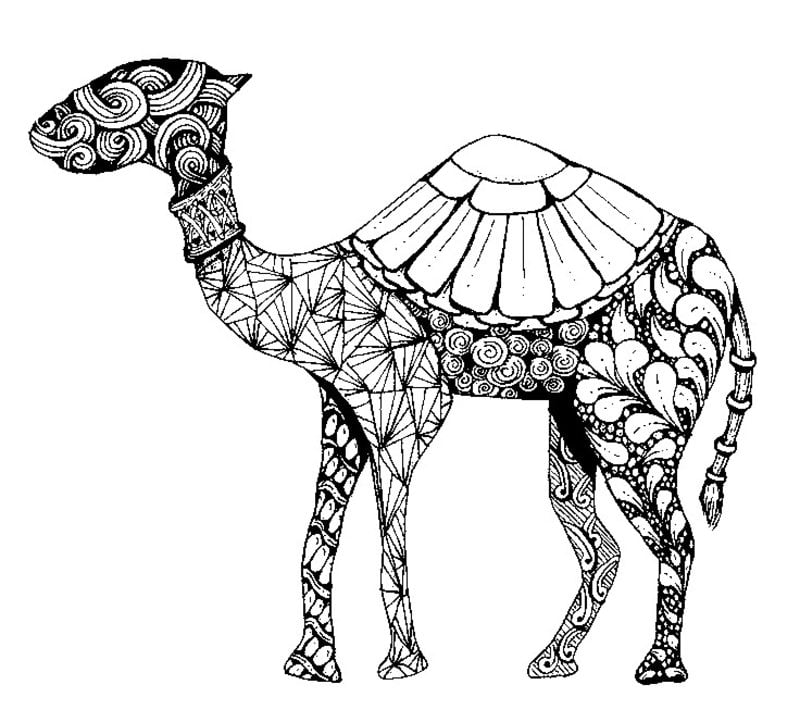 Coloring pages for adults: Arabia