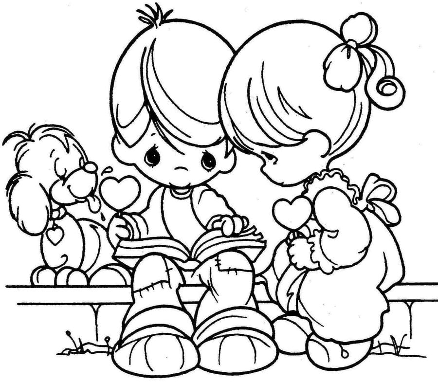 Coloring pages: Boy