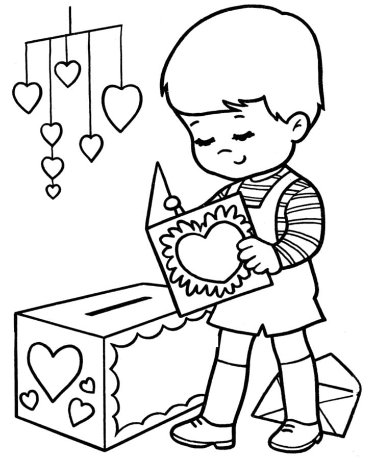Coloring pages: Boy