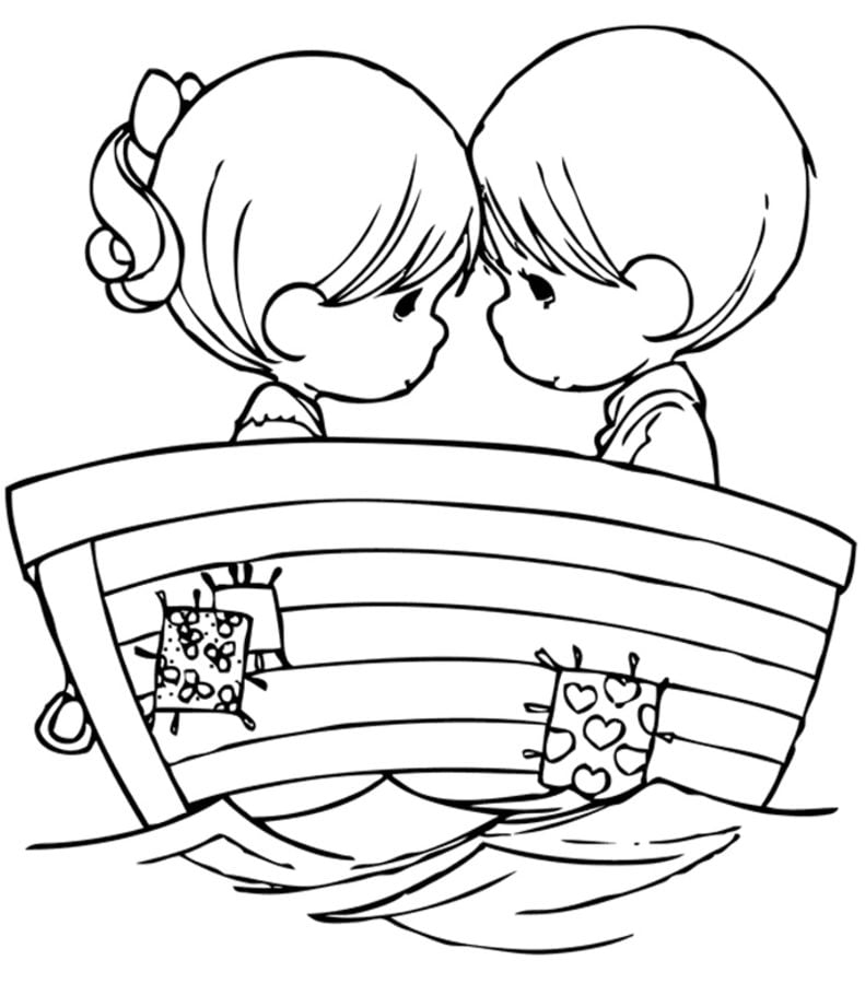 Coloring pages: Couple