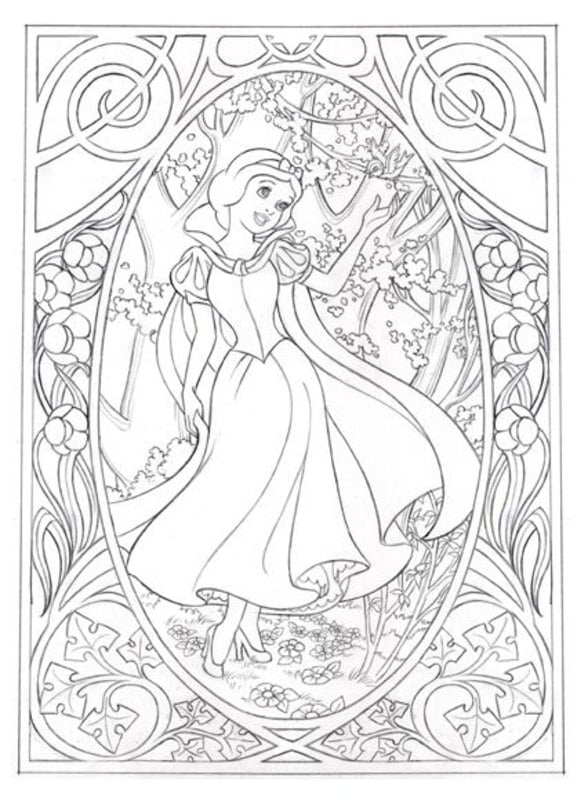 Coloring pages for adults: Disney