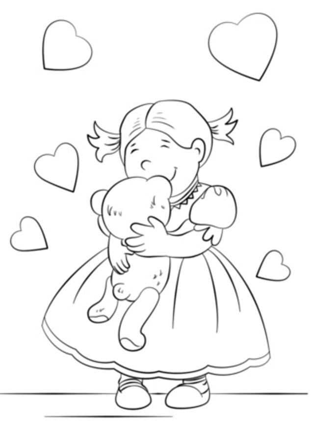 Coloring pages: Girl