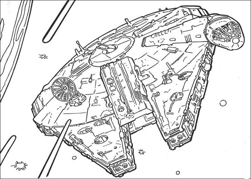 Coloring pages for adults: Star Wars