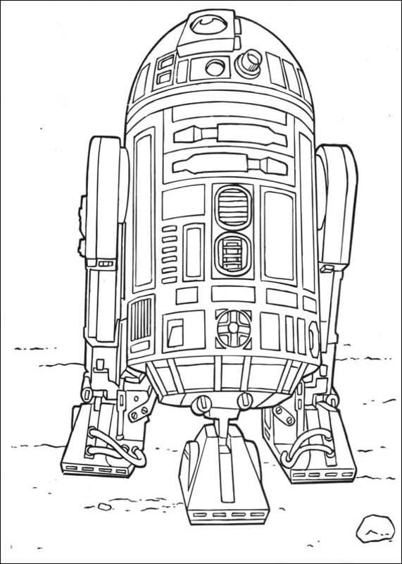 Coloring pages for adults: Star Wars