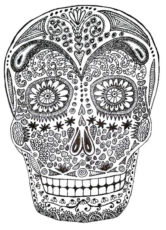 Coloring pages for adults: Halloween