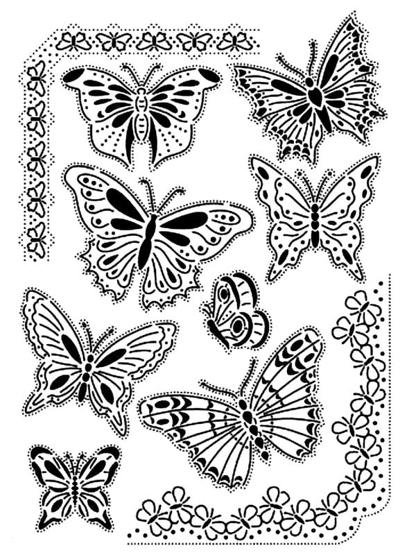 Coloring pages for adults: Insects