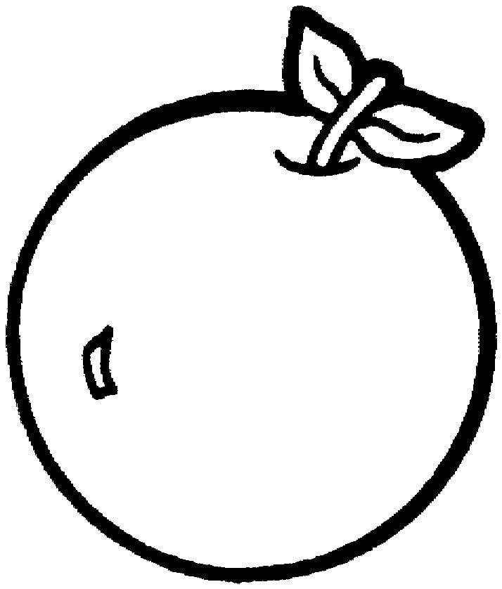 Coloring pages: Apple