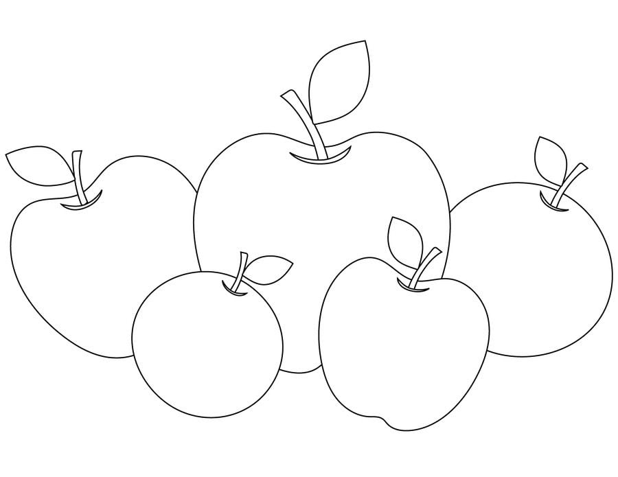 Dibujos para colorear: Manzana
