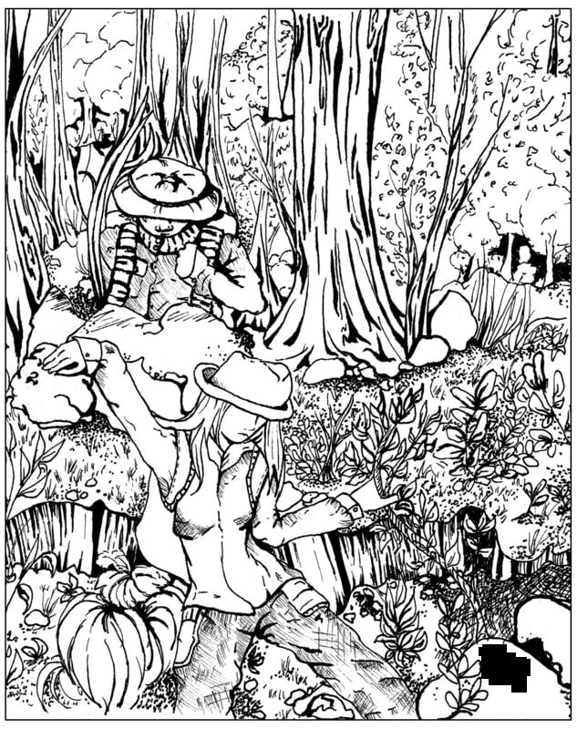 Coloring pages for adults: Jungle