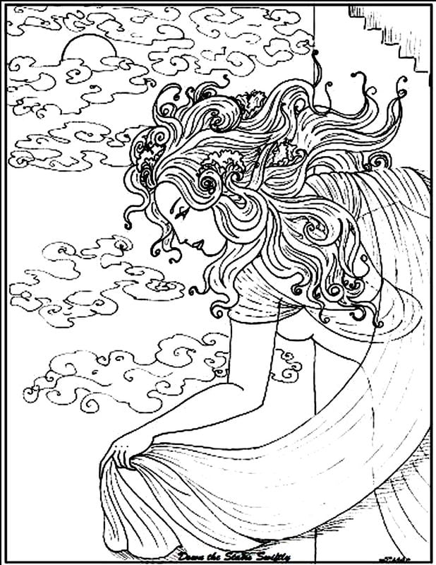 Coloring pages for adults: Legends