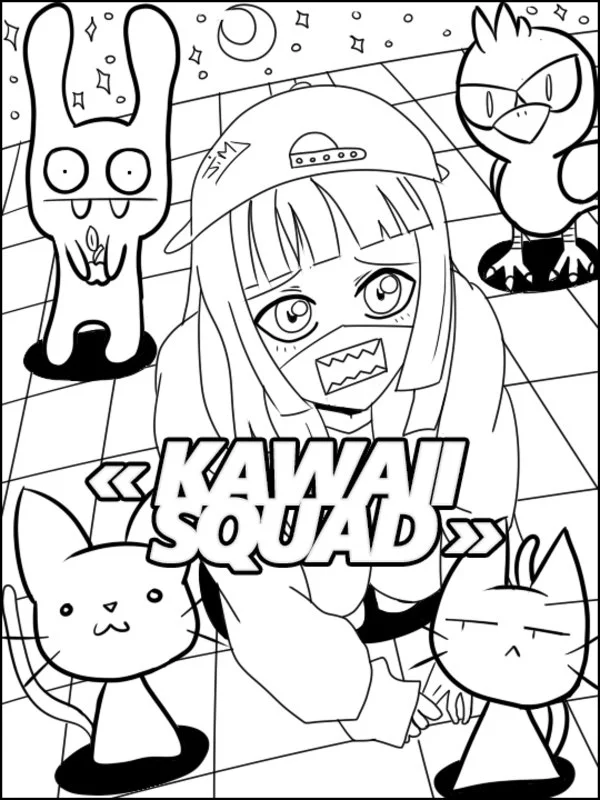 Kolorowanki dla dorosłych: Manga 3