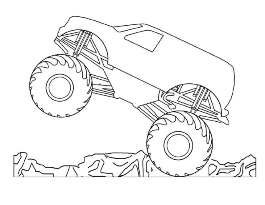 Disegni da colorare: Monster truck 2