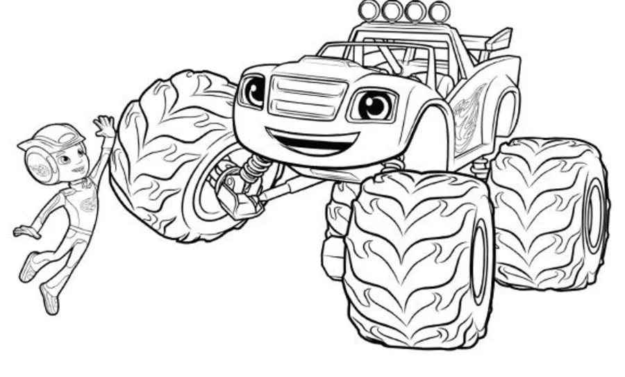 Disegni da colorare: Monster truck 3