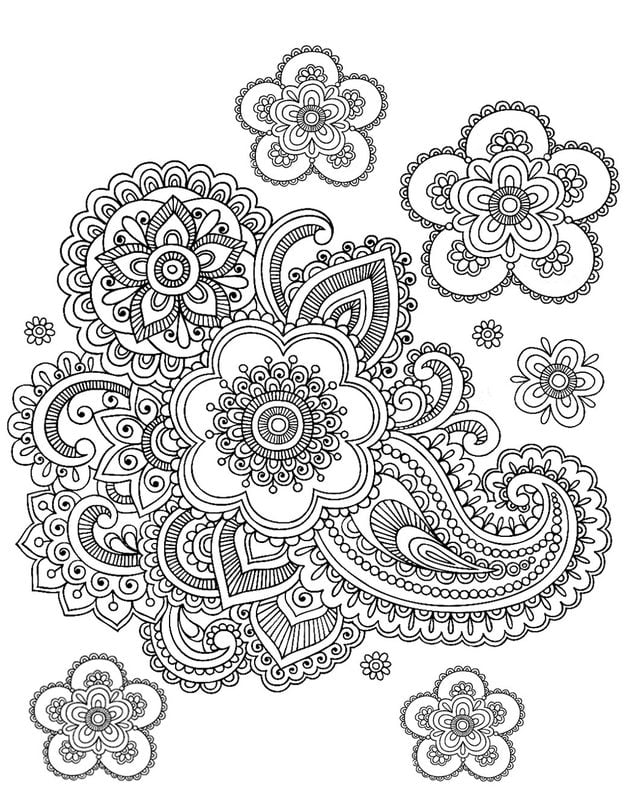 Coloring pages for adults: Orient