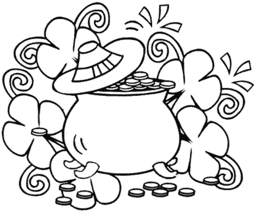 Coloring pages: Pot of Gold