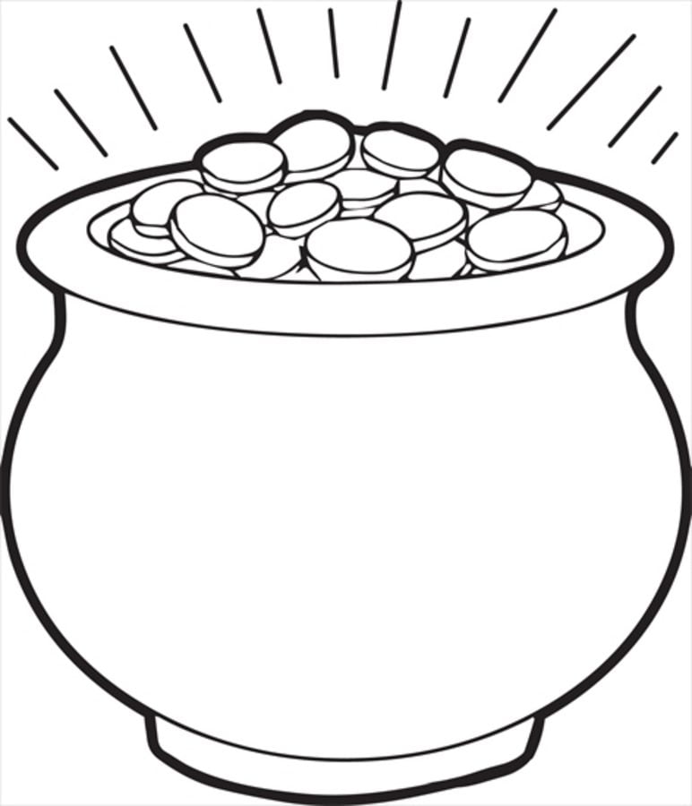 Coloring pages: Pot of Gold