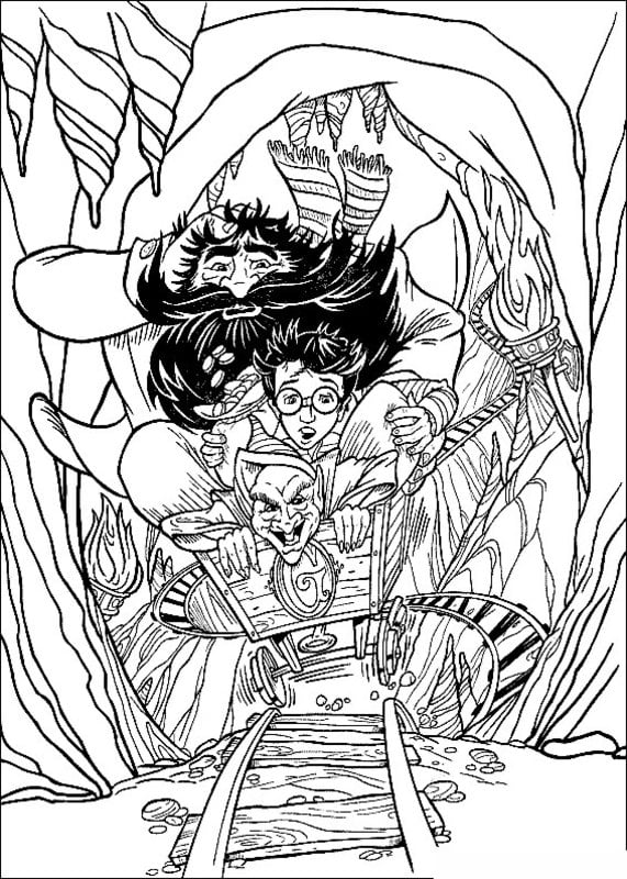 Coloriages Pour Adultes Harry Potter Imprimable Gratuit PDF JPG