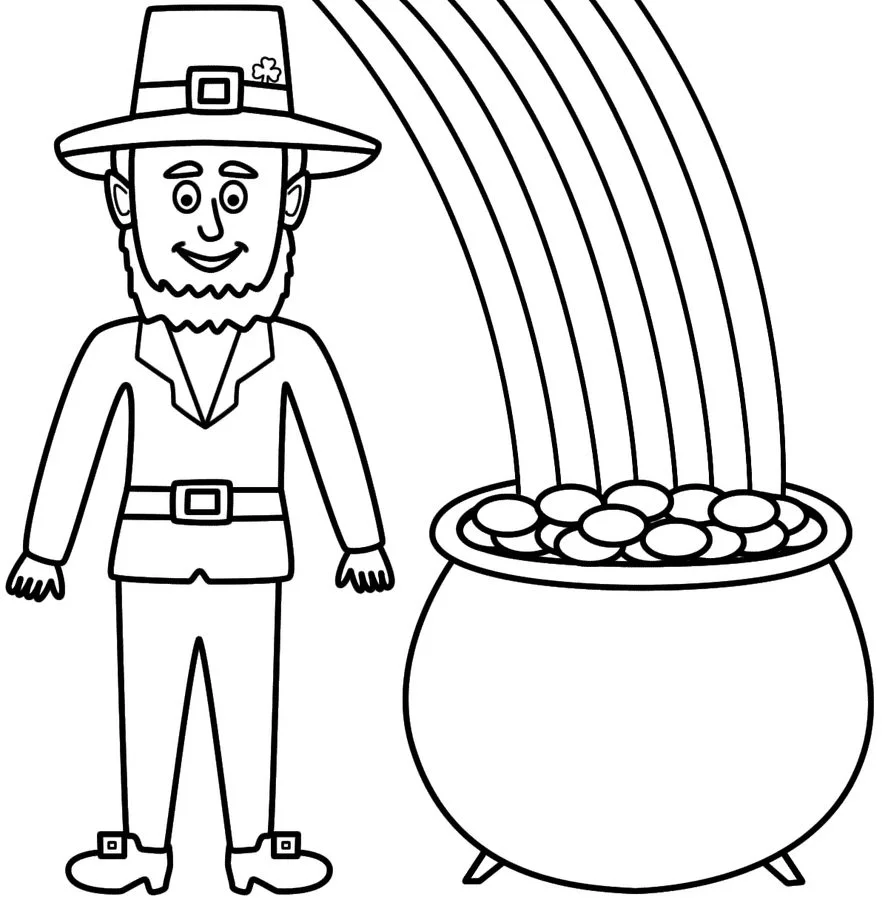 Coloring pages: Rainbow 4