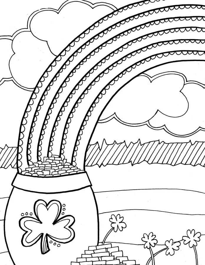 Coloring pages: Rainbow 9